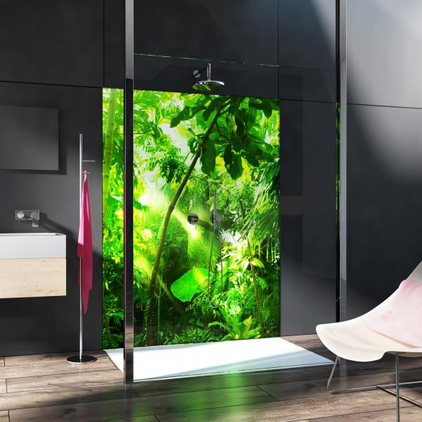 glassdouche HELENE Motiv JUNGLEWORLD