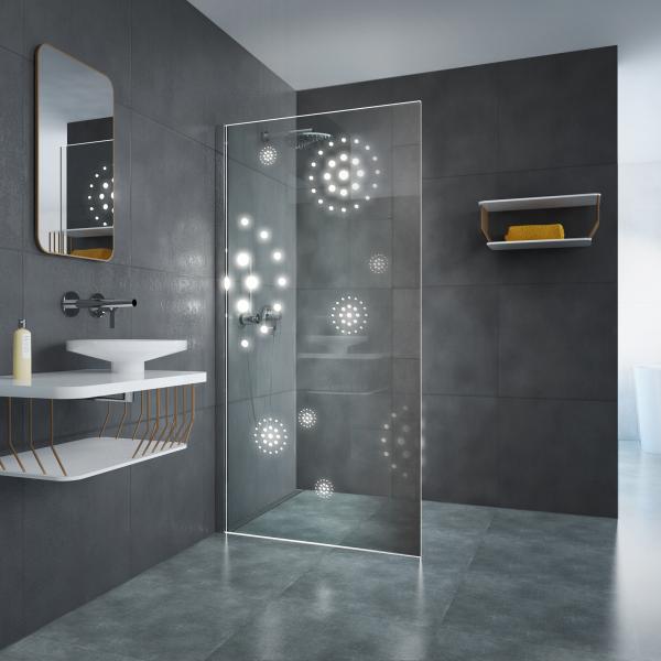 glassdouche LETIZIA Motiv DOTS
