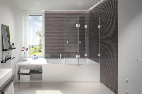 glassdouche Badewannen-Aufsätze